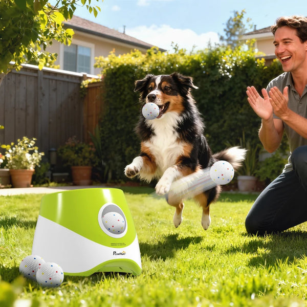 PawHut Automatic Dog Ball Launcher