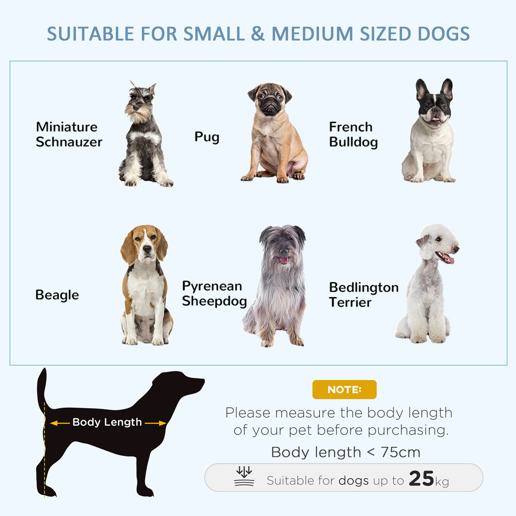 PawHut Heavy Duty Dog Crate Foldable Steel Black 94x58x78cm