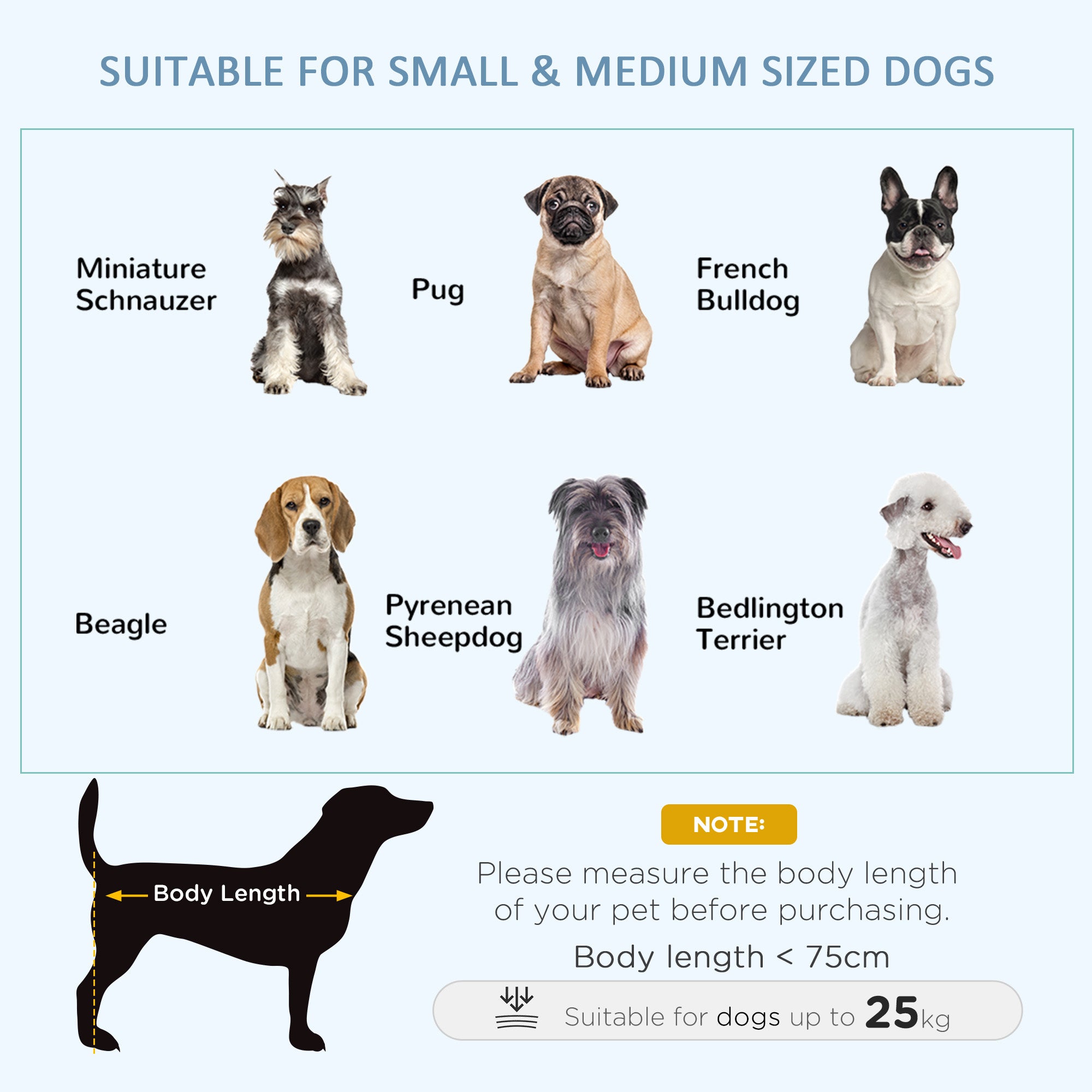 PawHut Heavy Duty Dog Crate Foldable Steel Black 94x58x78cm